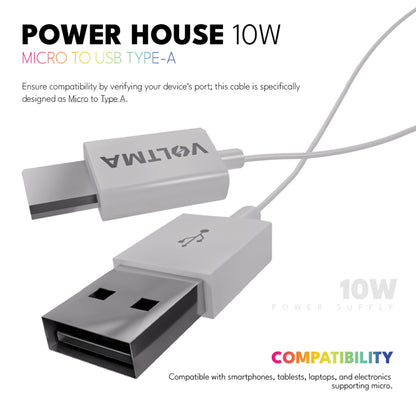 VOLTMA POWERHOUSE 10W A TO MICROCABLE