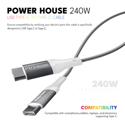 VOLTMA POWERHOUSE 240W C TO C CABLE